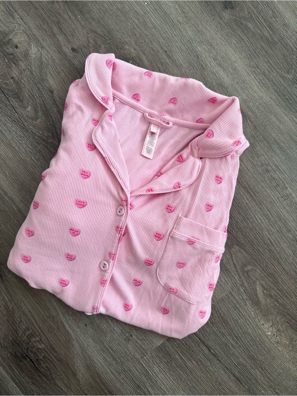 SKIMS SWEETHEARTS VALENTINES COLLAB PAJAMA TOP